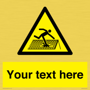 Custom Figure on Roof Sign